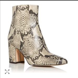 SAM EDELMAN SNAKESKIN BOOTIES